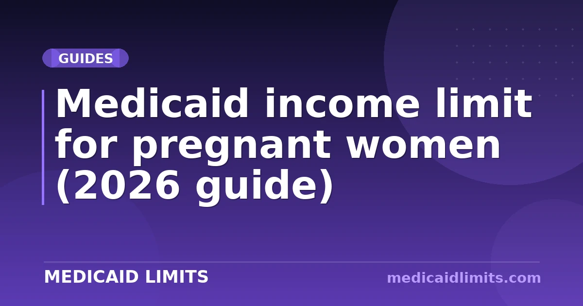 Medicaid Income Limit for Pregnant Women (2026)